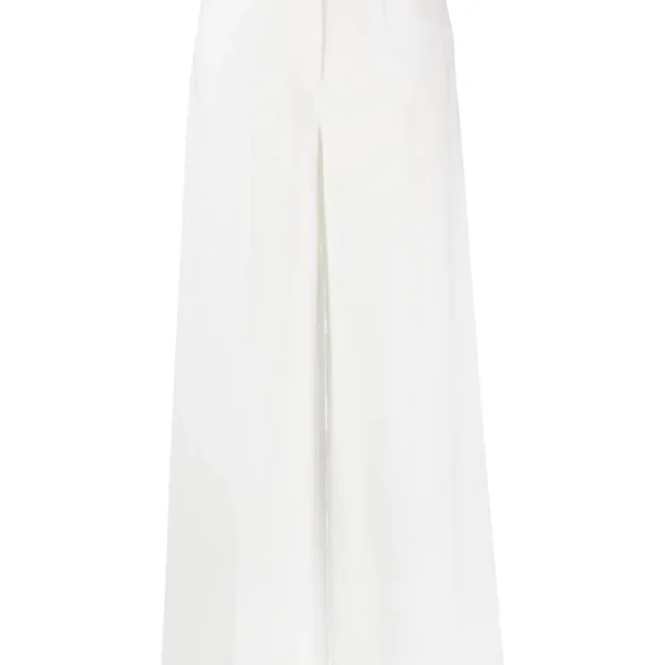 White wide leg trouser. White wide leg trousers are a wardrobe classion. White trousers are perfect for work, casual outings, special occasions. Timeless fashion for women