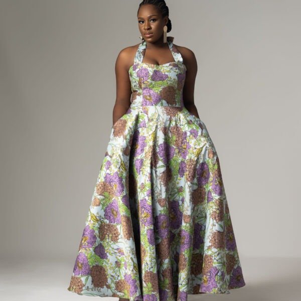 Peony Jacquard Cocktail Dress